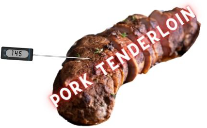 Where to put meat probe in pork tenderloin, temperature probe, desired temperature for smoked pork tenderloin