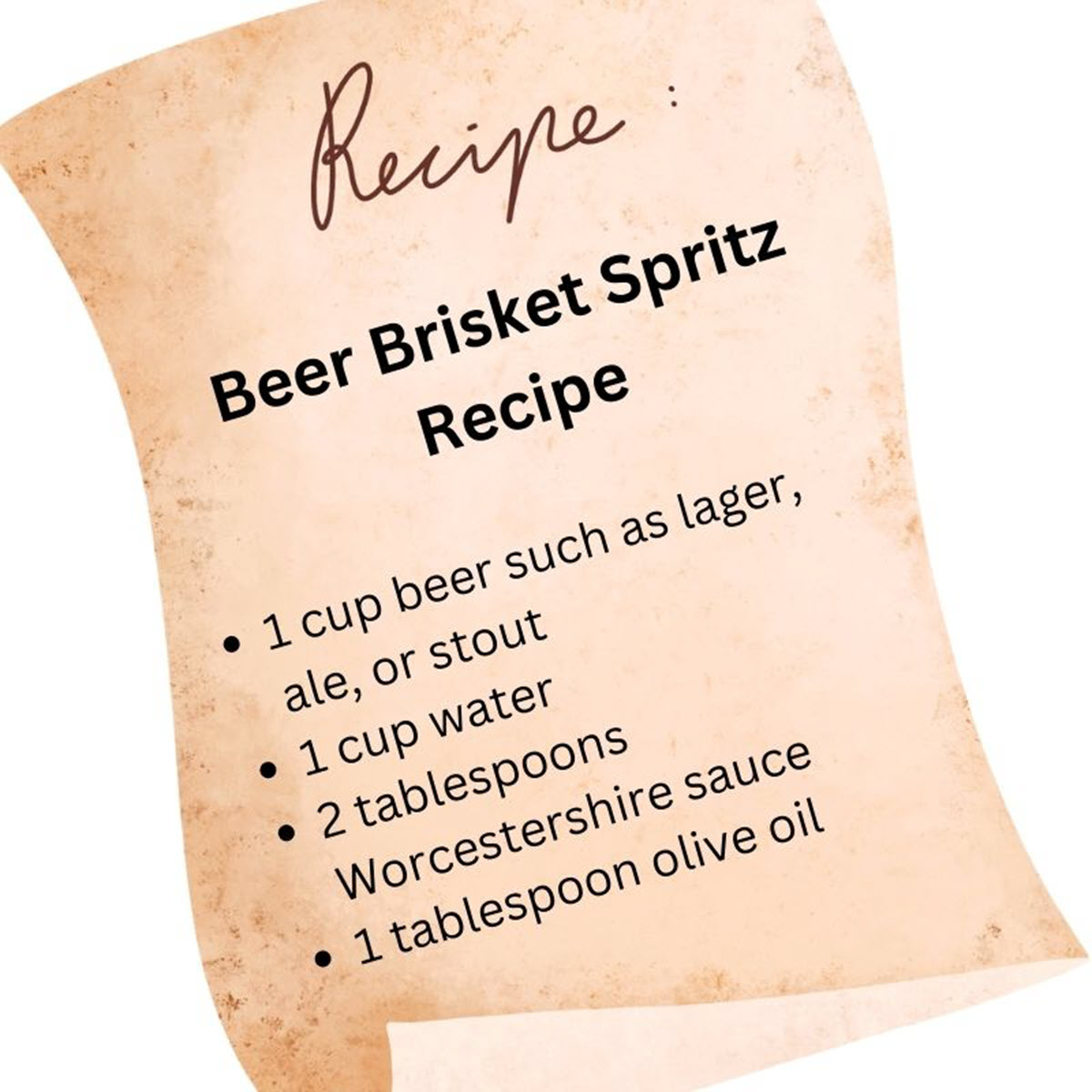 Beer brisket spritz recipe